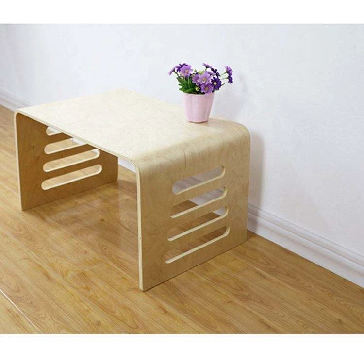 Scandinavian Bentwood Multifunctional Low Table &mdash; Compact Laptop Desk, Bedside Table & Floor Side Ta